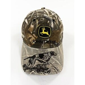 Rare John Deere Camo Hat Pointer Bird Dog Embroidery Licensed Hunting Collection